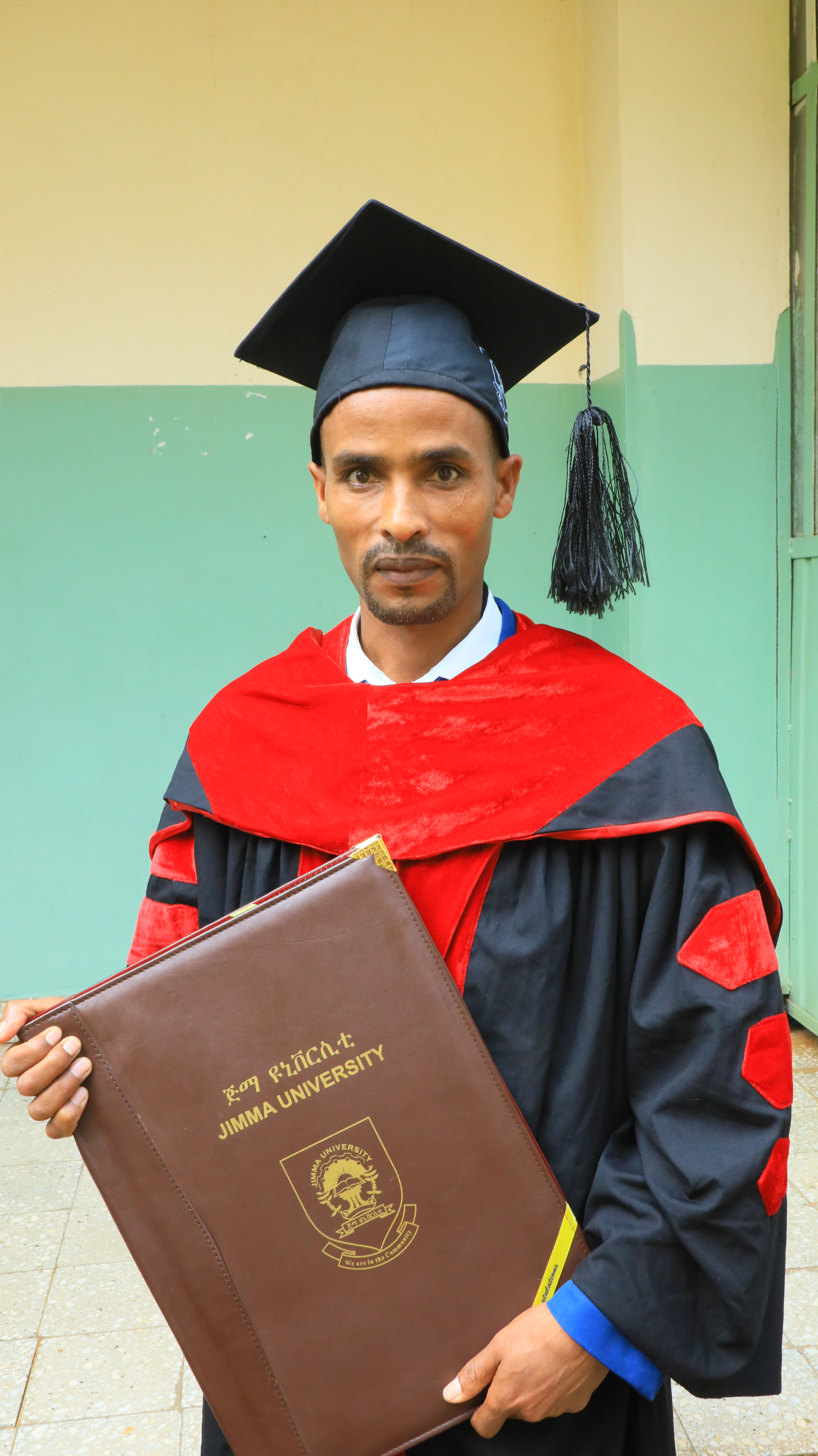 On his graduation